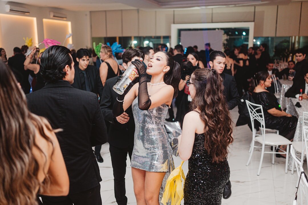 group of celebrities party